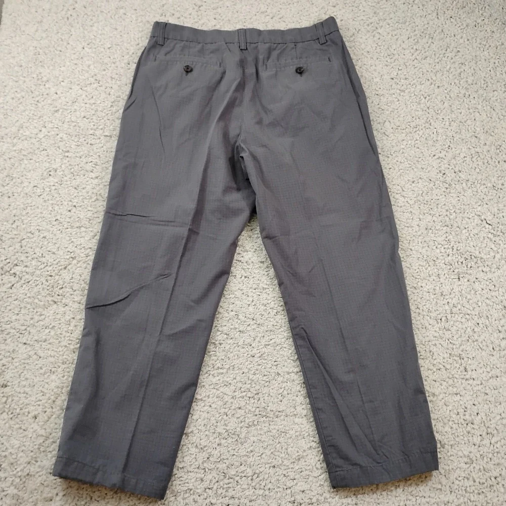 Banana Republic Pants Mens 33x24.5 Gray Hemmed Chino Casual Preppy Work Office